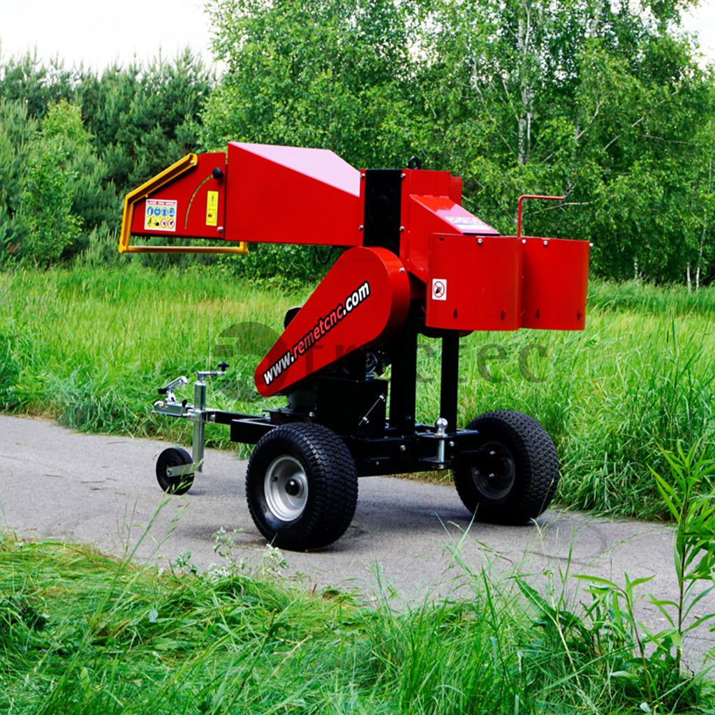 Dragon Standard RS-120 4 M Holzhacker mit Benzinmotor und Off Roadfahr